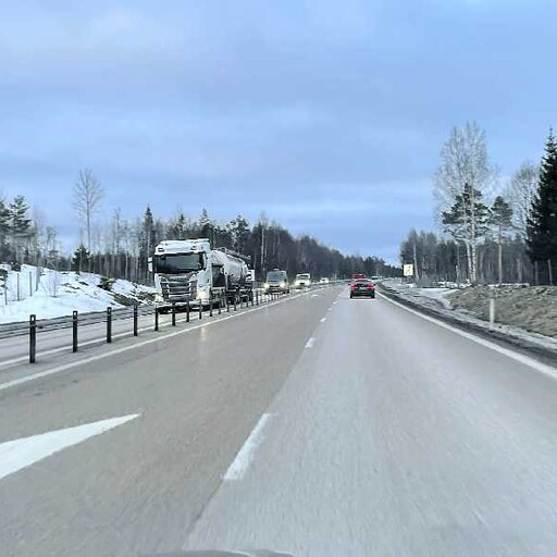 Sämsta sträckan på E4 genom Sverige är norr om Gävle