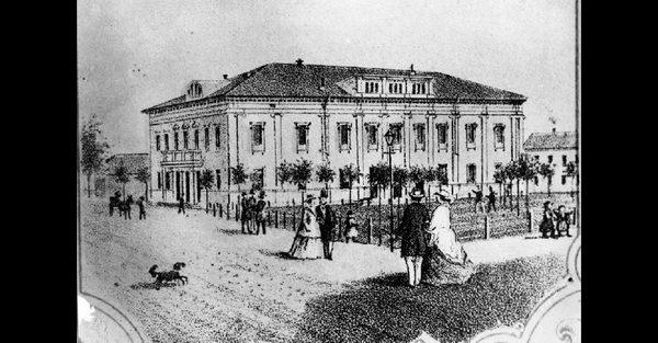 Spektakelhuset vid Norra Kungsgatan. Bild: Digitalmuseum/Länsmuseet Gävleborg