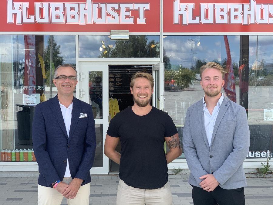 Jakob Westerlund och Hans Löfstrand Innebandyförbundet, Tobias Ridderström Klubbhuset