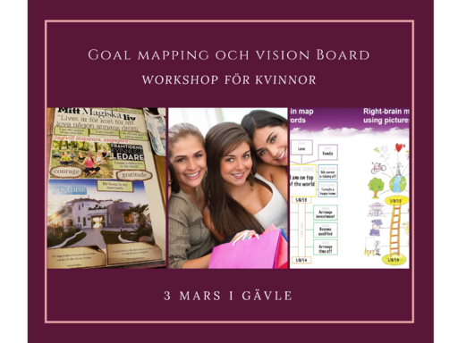 Goal Mapping och Vision Board Workshop för Kvinnor, 3 Mars i