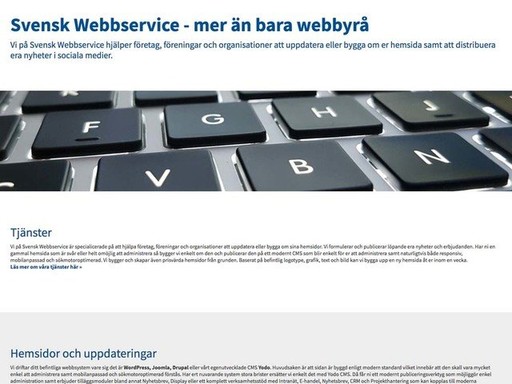 Precis har startat Svensk Webbservice