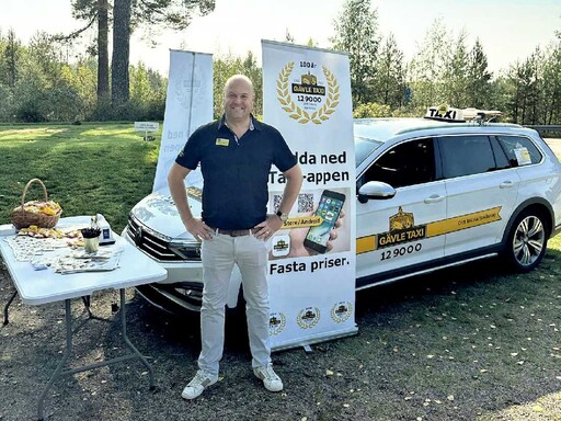 Gävle Taxi 129000 var hålvärd på GIF-Golfen