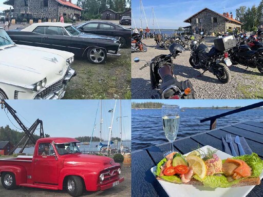 Mumsiga bil- och mc-träffar på Axmar Brygga i sommar