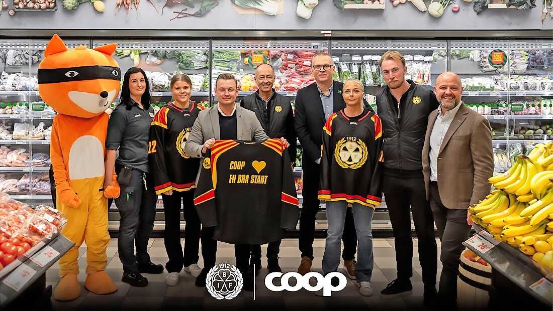 Coop Mitt förlänger partnerskapet med Brynäs IF och En Bra Start.