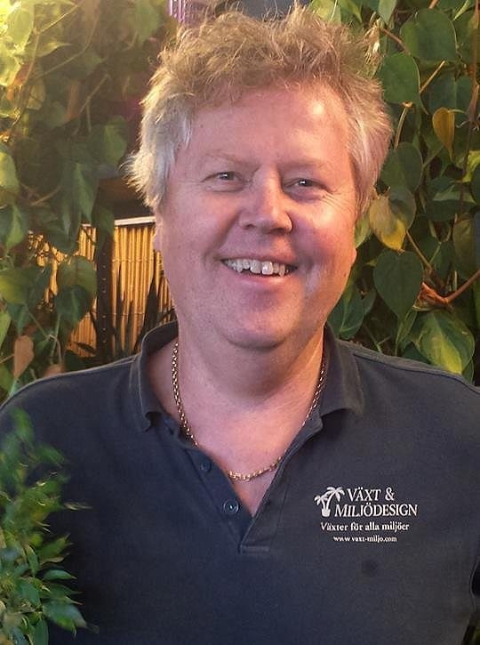 Göran Svensson, ägare och vd av Växt & Miljödesign i Gävle.