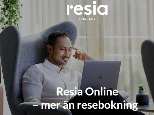 Nu lanserar vi Resia Online – din affärsresebyrå i fickan!