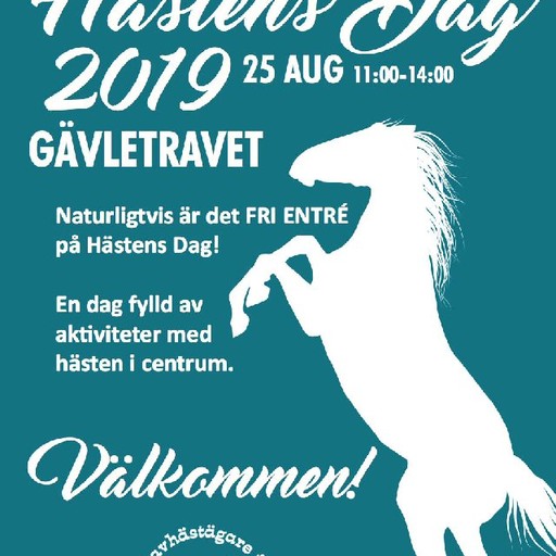 Hästens Dag på Gävletravet 25 augusti