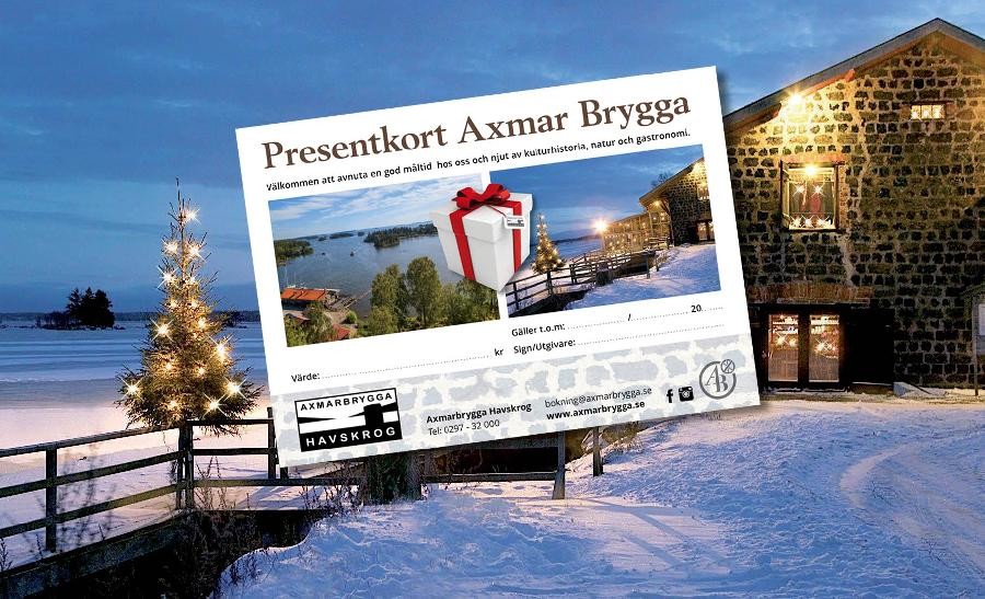Årets godaste julklapp - Presentkort på Axmar Brygga