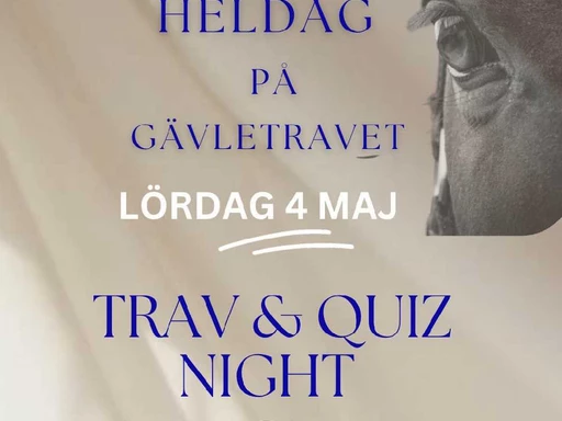 Heldag på Gävletravet lördag 4 maj