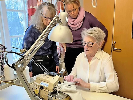 Svenska Textil Design Skolan - helgkurser i grundläggande och kreativ sömnad i vår