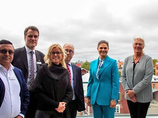 Kronprinsessparet besökte Region Gävleborg