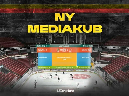 Brynäs IF satsar på arenaupplevelsen – ny LED- och mediakub inför säsongspremiären