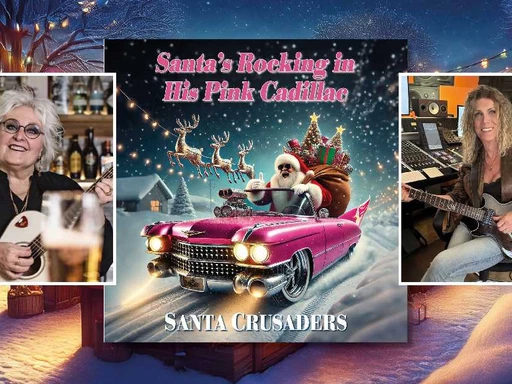 Snart släpps årets jullåt – Santa Crusaders redo att rocka för Cancerfonden