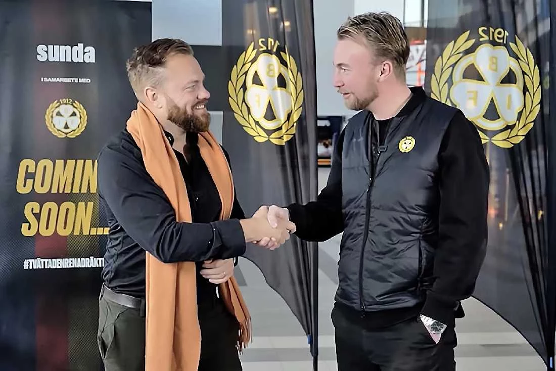 Sunda AB blir ny utvecklingspartner till Brynäs IF – tvättar den rena dräkten.