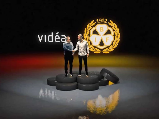 Vidéa och Brynäs IF i nytt samarbete - skall bygga en virtuell Monitor ERP Arena